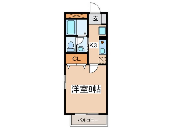 メゾンモナリエの物件間取画像